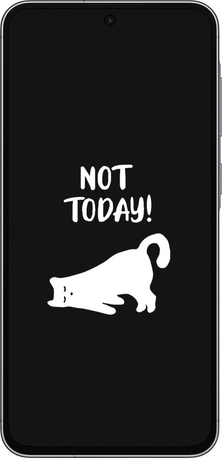 Силиконовый чехол Уставший кот для Samsung Galaxy A56 - 4535u-3882 изображение 