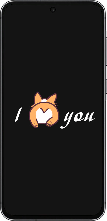 Силиконовый чехол Люблю для Samsung Galaxy A56 - 4586u-3882 изображение 