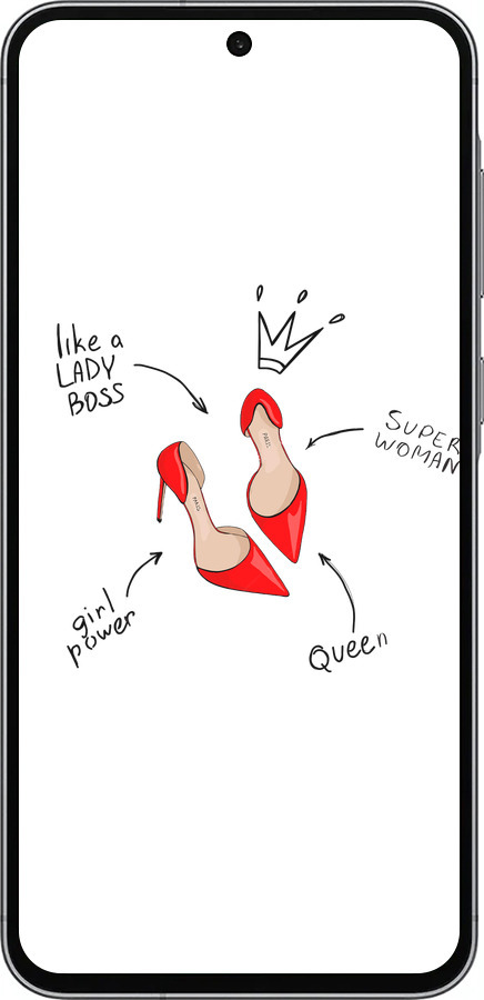 Силіконовий чехол Жінка для Samsung Galaxy A56 - 4599u-3882 изображение 
