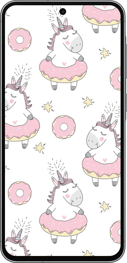 Силіконовий чехол Єдиноріжки для Samsung Galaxy A56 - 4659u-3882 изображение 