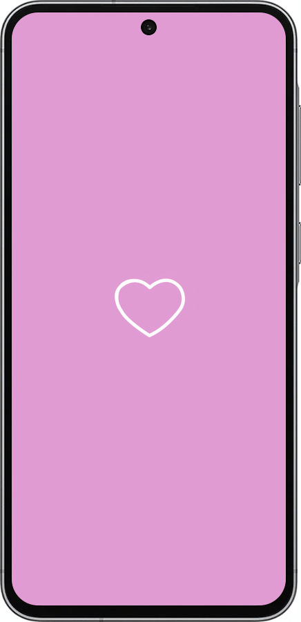 Силиконовый чехол Сердце 2 для Samsung Galaxy A56 - 4863u-3882 изображение 