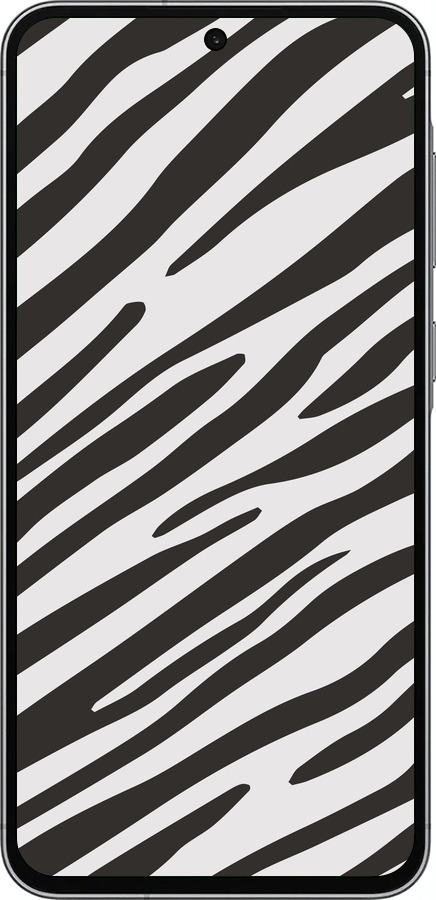 Силиконовый чехол Классическая зебра для Samsung Galaxy A56 - 4874u-3882 изображение 