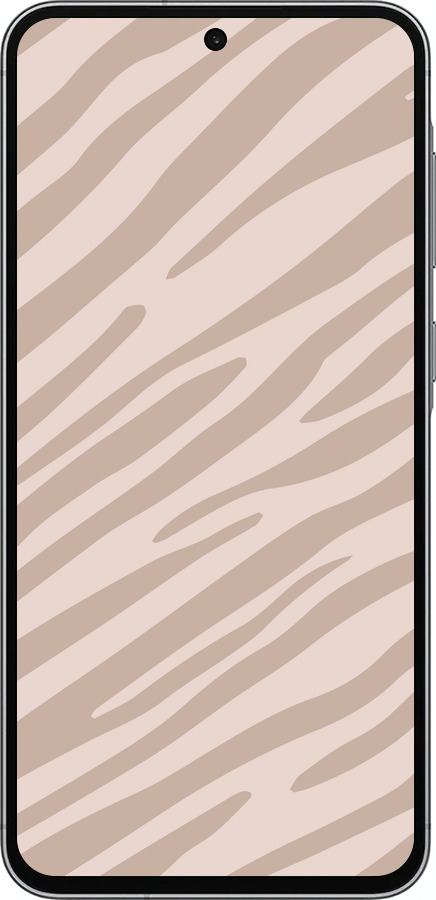 Силиконовый чехол Зебра беж для Samsung Galaxy A56 - 4875u-3882 изображение 