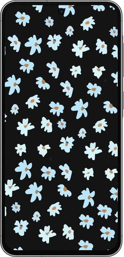 Силиконовый чехол Цветочный для Samsung Galaxy A56 - 4900u-3882 изображение 