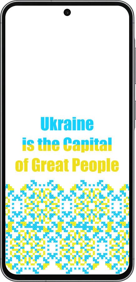 Силиконовый чехол Ukraine для Samsung Galaxy A56 - 5283u-3882 изображение 
