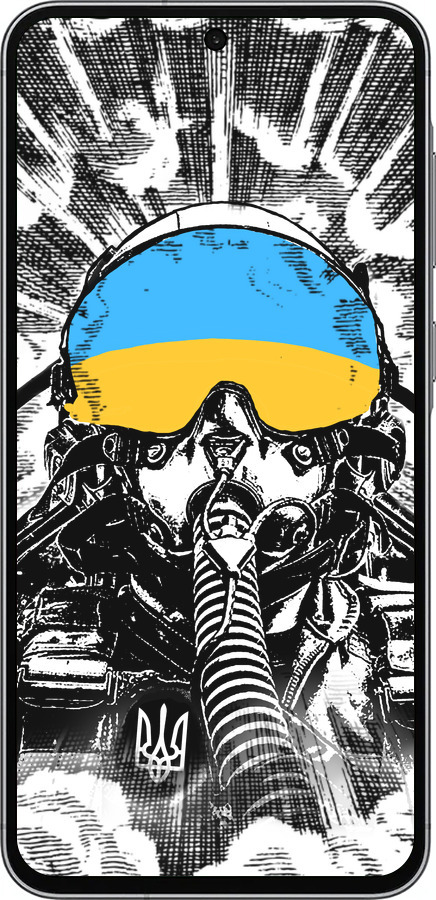 Силиконовый чехол Призрак Киева v3 для Samsung Galaxy A56 - 5307u-3882 изображение 