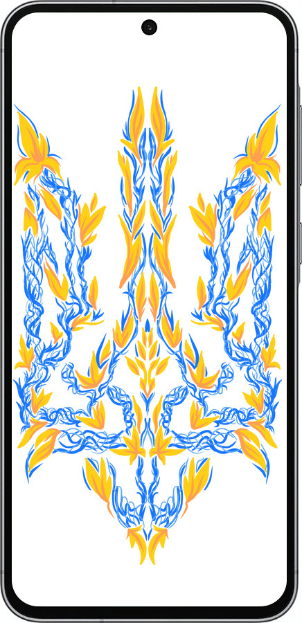 Силиконовый чехол Герб Украины v3 для Samsung Galaxy A56 - 5313u-3882 изображение 