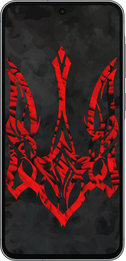 Силиконовый чехол Герб Украины v4 для Samsung Galaxy A56 - 5319u-3882 изображение 