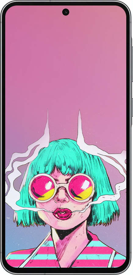 Силиконовый чехол Поп арт девушка для Samsung Galaxy A56 - 5378u-3882 изображение 