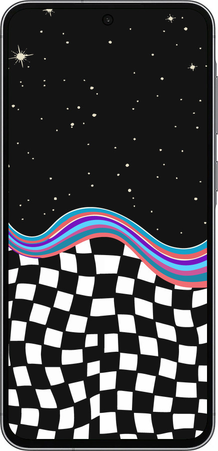 Силиконовый чехол Абстрактный космос для Samsung Galaxy A56 - 5512u-3882 изображение 