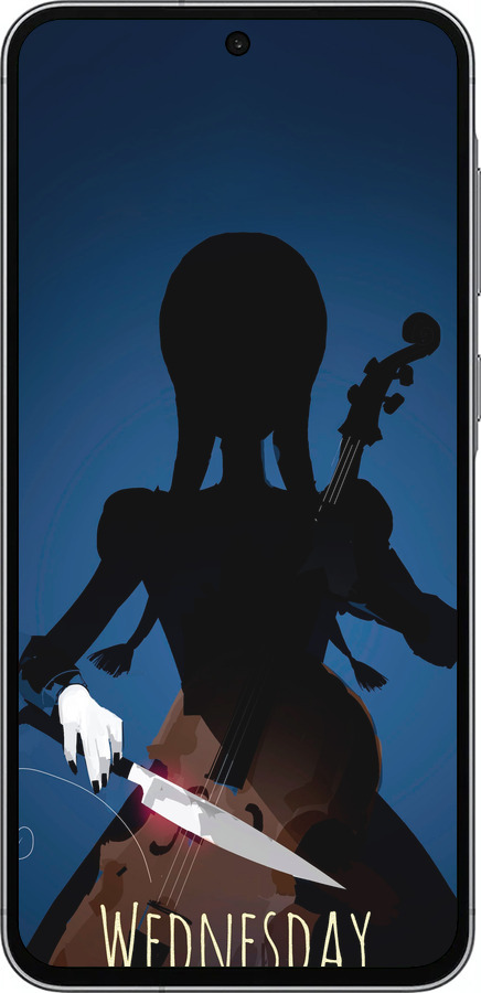 Силіконовий чехол Wednesday для Samsung Galaxy A56 - 5515u-3882 изображение 