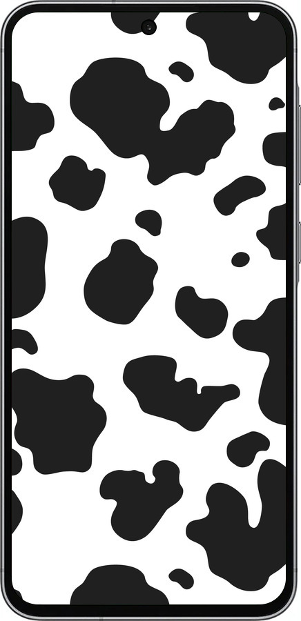 Силиконовый чехол Шкура коровы для Samsung Galaxy A56 - 5576u-3882 изображение 