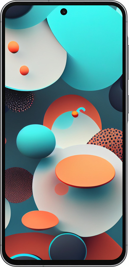 Силиконовый чехол Горошек абстракция для Samsung Galaxy A56 - 5608u-3882 изображение 