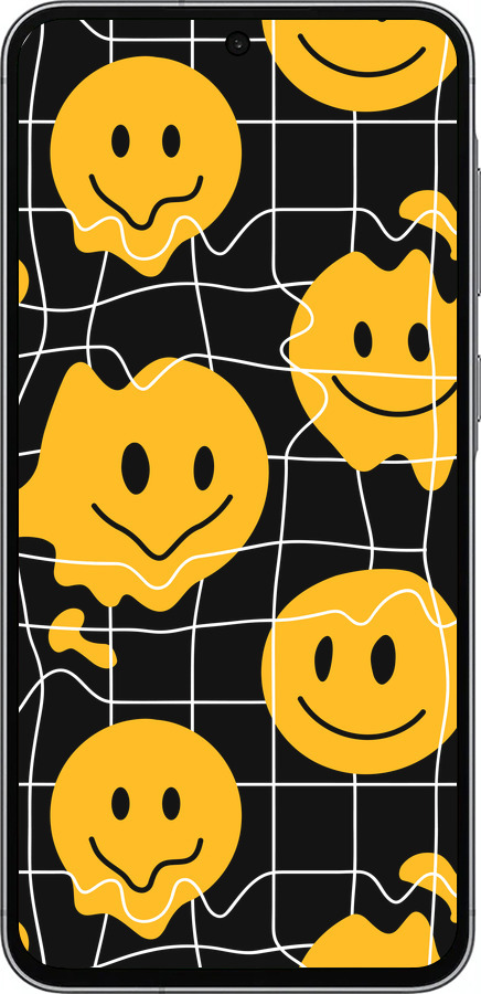 Силиконовый чехол Смайлы v3 для Samsung Galaxy A56 - 5623u-3882 изображение 