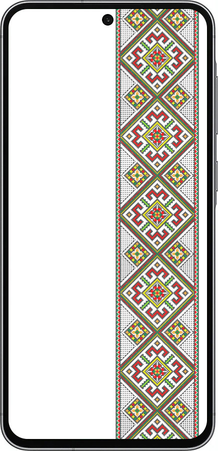 Силиконовый чехол Вышиванка 8 для Samsung Galaxy A56 - 574u-3882 изображение 