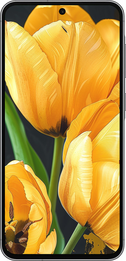 Силиконовый чехол Желтые тюльпаны для Samsung Galaxy A56 - 5991u-3882 изображение 