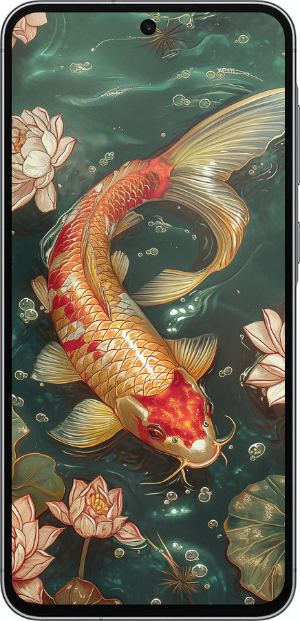 Силиконовый чехол Мелодия Лотоса для Samsung Galaxy A56 - 6106u-3882 изображение 