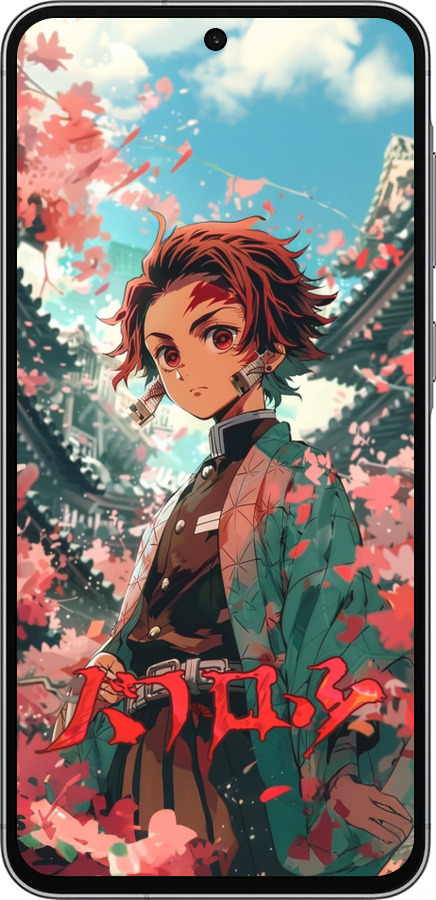 Силіконовий чехол Tanjiro Kamado для Samsung Galaxy A56 - 6132u-3882 изображение 