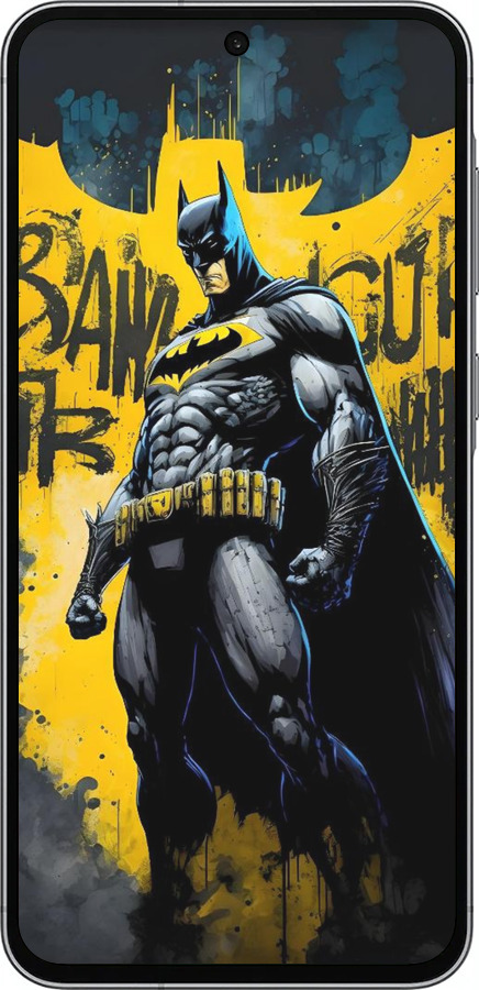 Силиконовый чехол Бетмен для Samsung Galaxy A56 - 6290u-3882 изображение 