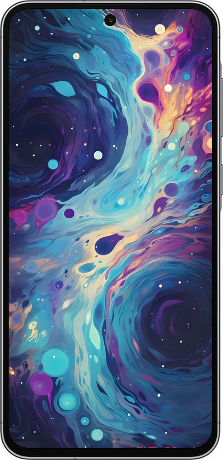 Силиконовый чехол Арт акварель для Samsung Galaxy A56 - 6329u-3882 изображение 