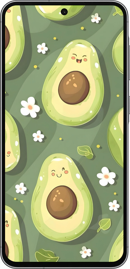 Силиконовый чехол Авокадо для Samsung Galaxy A56 - 6380u-3882 изображение 