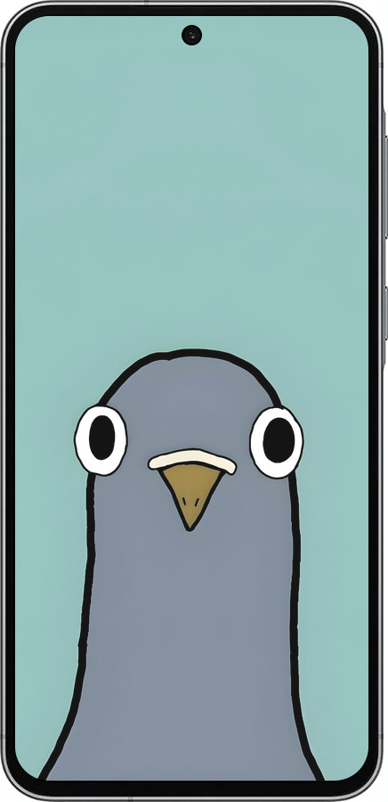 Силиконовый чехол Голубь для Samsung Galaxy A56 - 6388u-3882 изображение 