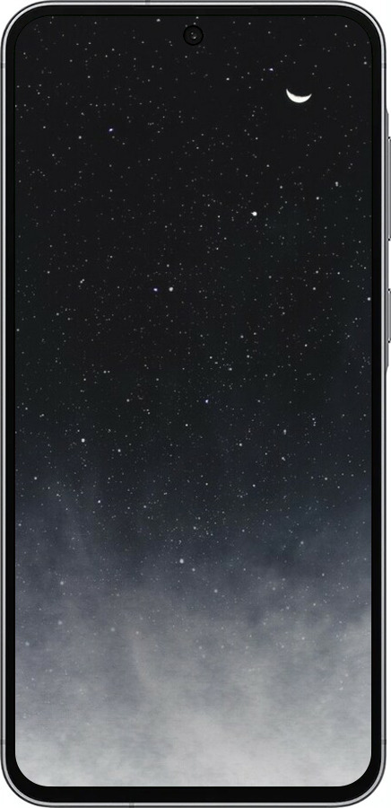 Силиконовый чехол Сині хмари, Синій місяць для Samsung Galaxy A56 - 6396u-3882 изображение 