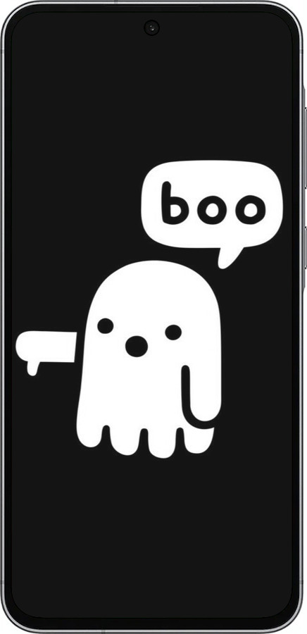 Силиконовый чехол Призрак Неодобрения для Samsung Galaxy A56 - 6431u-3882 изображение 