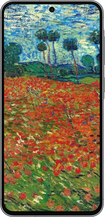 Силіконовий чехол Вінсент Ван Гог-Макове поле для Samsung Galaxy A56 - 6466u-3882 изображение 