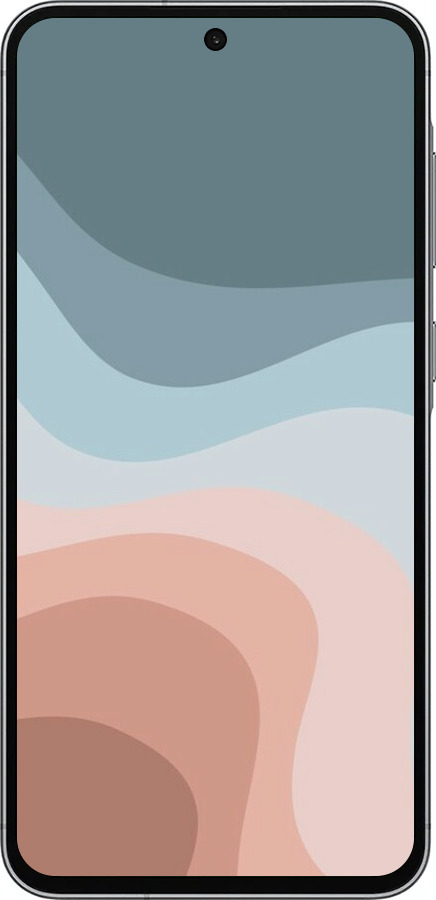 Силиконовый чехол С синими и розовыми волнами в стиле ретро для Samsung Galaxy A56 - 6532u-3882 изображение 