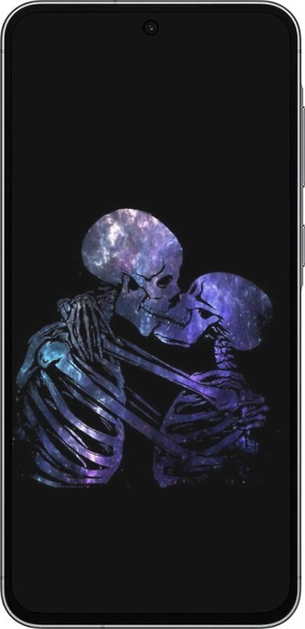 Силіконовий чехол Із зображенням скелета для Samsung Galaxy A56 - 6537u-3882 изображение 