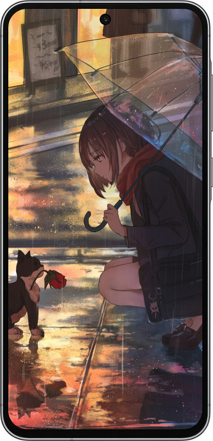 Силиконовый чехол Anime для Samsung Galaxy A56 - 6609u-3882 изображение 