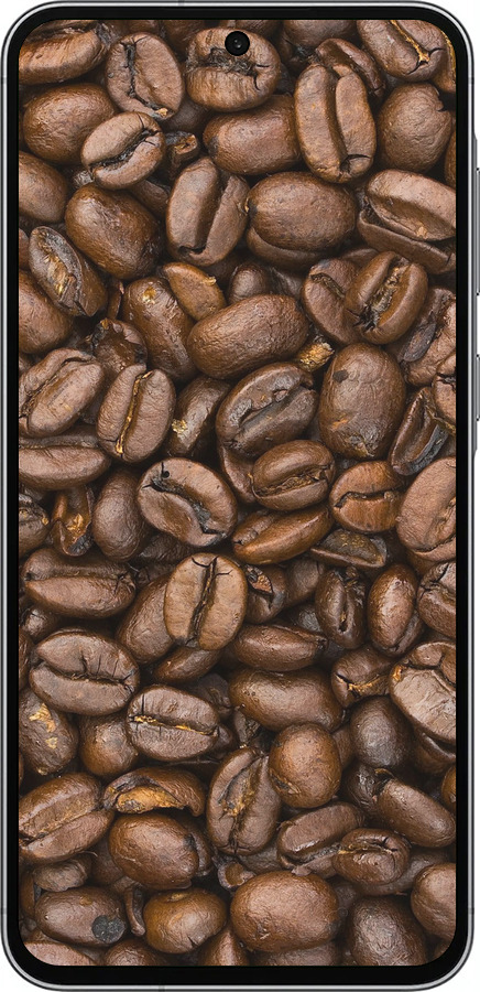 Силіконовий чехол Зерна кави для Samsung Galaxy A56 - 783u-3882 изображение 