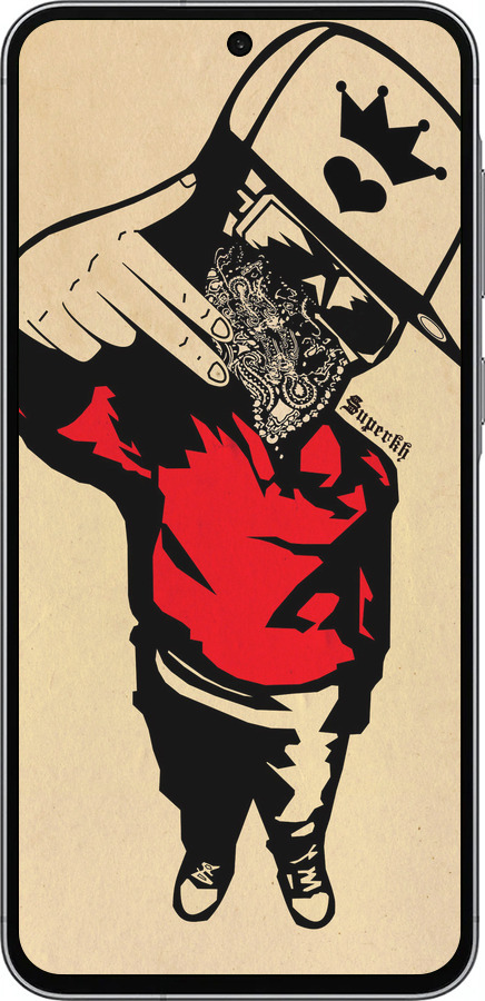 Силиконовый чехол Swag. Super для Samsung Galaxy A56 - 808u-3882 изображение 