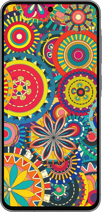 Силиконовый чехол Узор 5 для Samsung Galaxy A56 - 902u-3882 изображение 