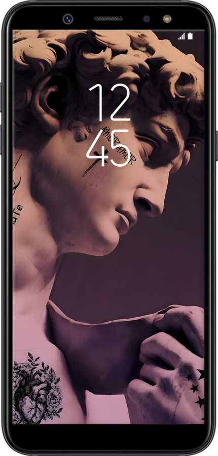 TPU чехол Давид для Samsung Galaxy A6 2018 - 6302b-1480 изображение 
