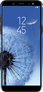 3D пластиковый матовый чехол Одуванчик для Samsung Galaxy A6 2018 - 6005m-1480 изображение 