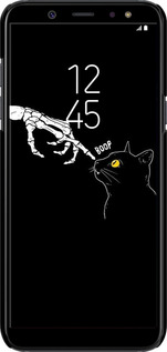 3D пластиковий матовий чехол Кішка для Samsung Galaxy A6 2018 - 6505m-1480 изображение 