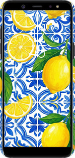 3D пластиковый матовый чехол Grocery Girl Italian Summer для Samsung Galaxy A6 2018 - 6766m-1480 изображение 