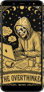 3D пластиковий матовий чехол The Overthinker для Samsung Galaxy A6 2018 - 6774m-1480 изображение 
