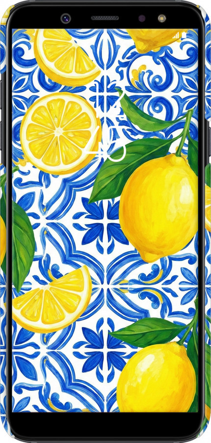 3D пластиковый матовый чехол Grocery Girl Italian Summer для Samsung Galaxy A6 2018 - 6766m-1480 изображение 