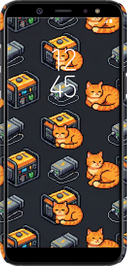 3D пластиковый матовый чехол Autonomous Zone для Samsung Galaxy A6 2018 - 6771m-1480 изображение 