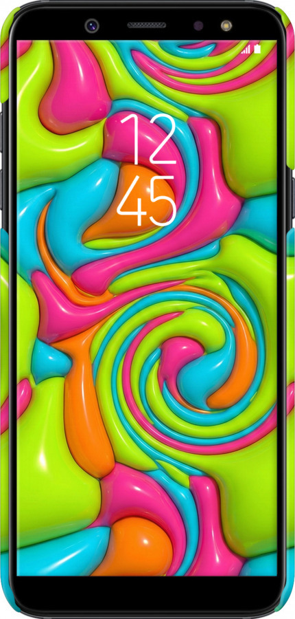3D пластиковый матовый чехол Y2K Jelly Dream для Samsung Galaxy A6 2018 - 6780m-1480 изображение 