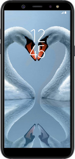 2D пластиковий чехол Лебеді для Samsung Galaxy A6 2018 - 6007t-1480 изображение 
