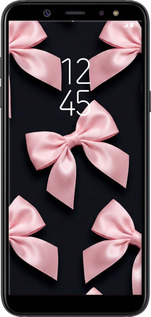 2D пластиковий чехол Coquette Ribbons Dark Coquette для Samsung Galaxy A6 2018 - 6767t-1480 изображение 