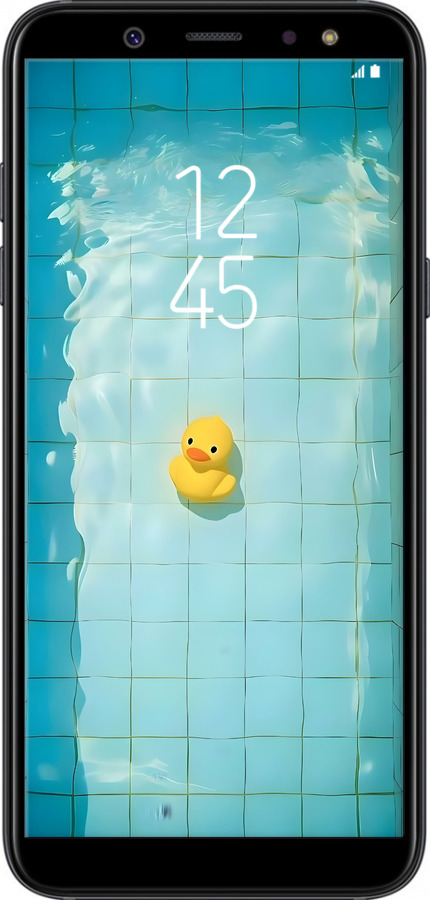 2D пластиковий чехол Каченя для Samsung Galaxy A6 2018 - 6323t-1480 изображение 