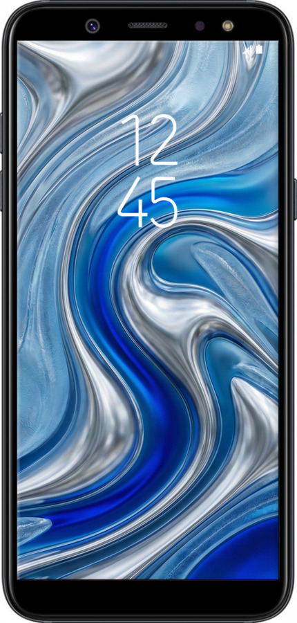 2D пластиковий чехол Liquid Chrome для Samsung Galaxy A6 2018 - 6781t-1480 изображение 