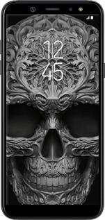 TPU чехол skull-ornament для Samsung Galaxy A6 Plus 2018 - 4101b-1495 изображение 