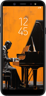 TPU чехол Чехол для телефона Мужчина за Роялем для Samsung Galaxy A6 Plus 2018 - 5938b-1495 изображение 