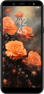 TPU чехол Оранжевые розы для Samsung Galaxy A6 Plus 2018 - 5944b-1495 изображение 